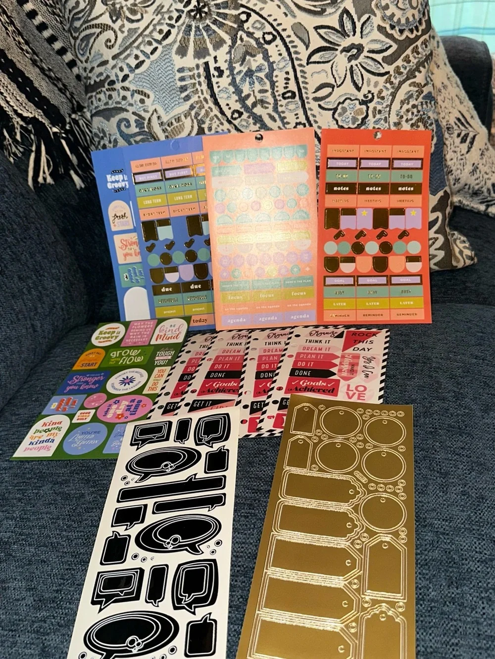 Happy Planner, Erin Condren, Pulsar Eco & Stampedous Loose Sheets Sticker Bundle